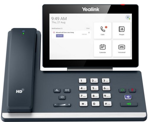 

VoIP-телефон Yealink MP58-WH-TEAMS, цветной дисплей, PoE, черный/серебристый, без БП (MP58-WH-TEAMS), MP58-WH-TEAMS