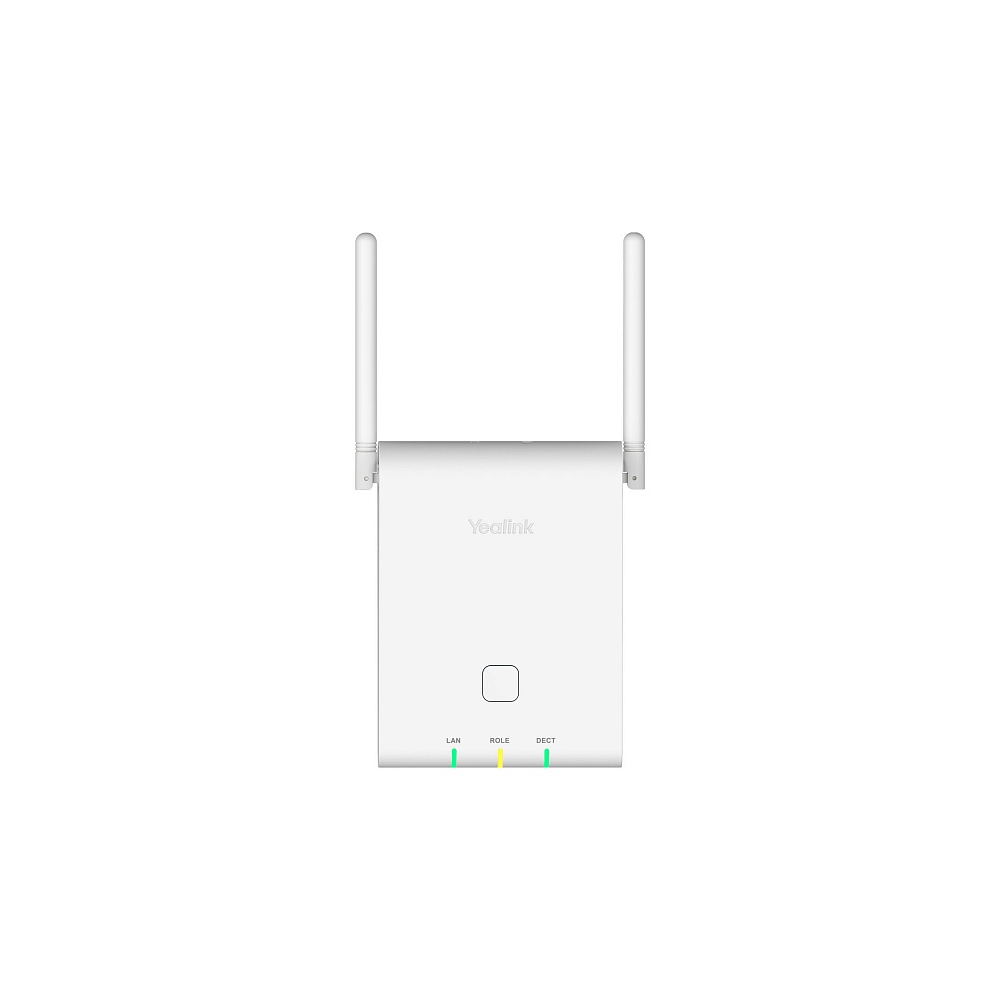 

Базовая станция Yealink W90DM, микросота DECT, до 60 базовых станций, до 250 устройств, до 250 вызовов, PoE, белый (W90DM), W90DM