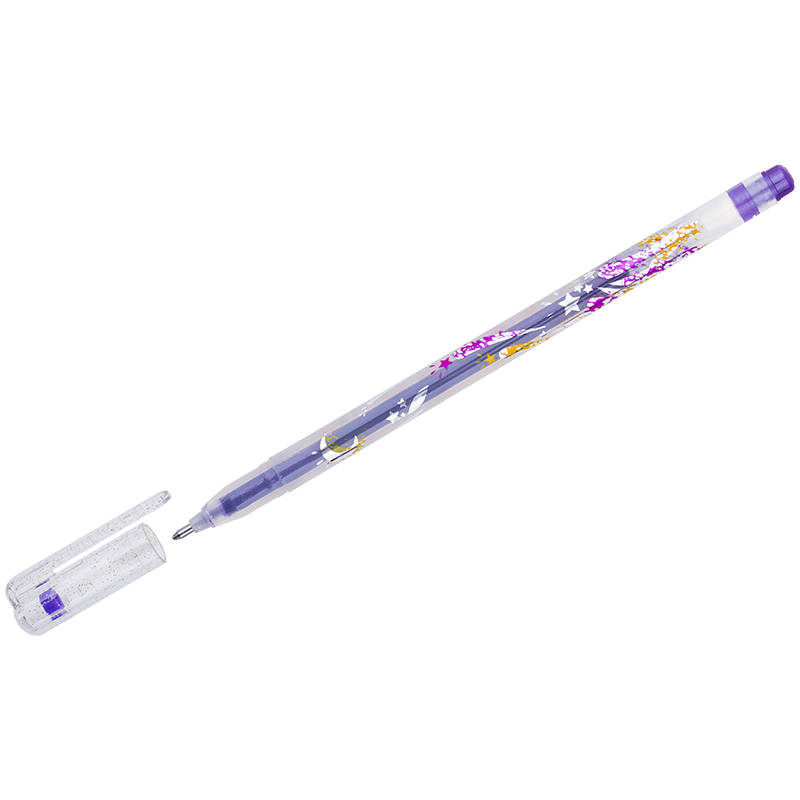 

Ручка гелевая Crown MTJ-500GLS, фиолетовый, колпачок (13749), MTJ-500GLS
