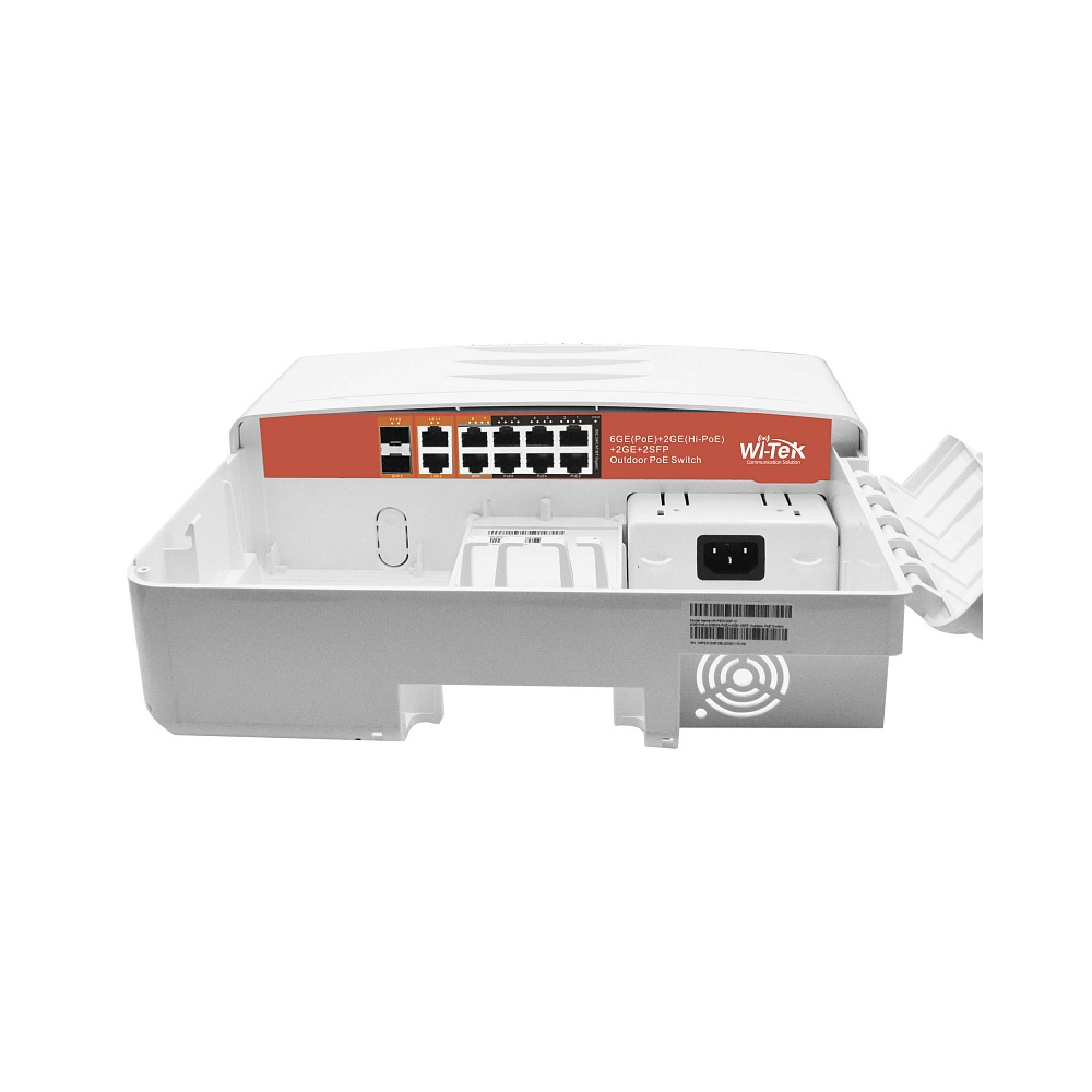Коммутатор Wi-Tek WI-PS310GF-O (10x1 Гбит/с)