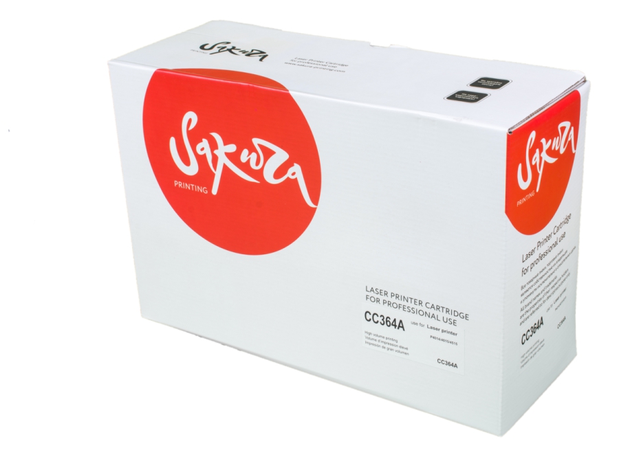 

Картридж лазерный Sakura SACC364A (CC364A), черный, 10000 страниц, совместимый для LaserJet P4014/P4015/P4515
