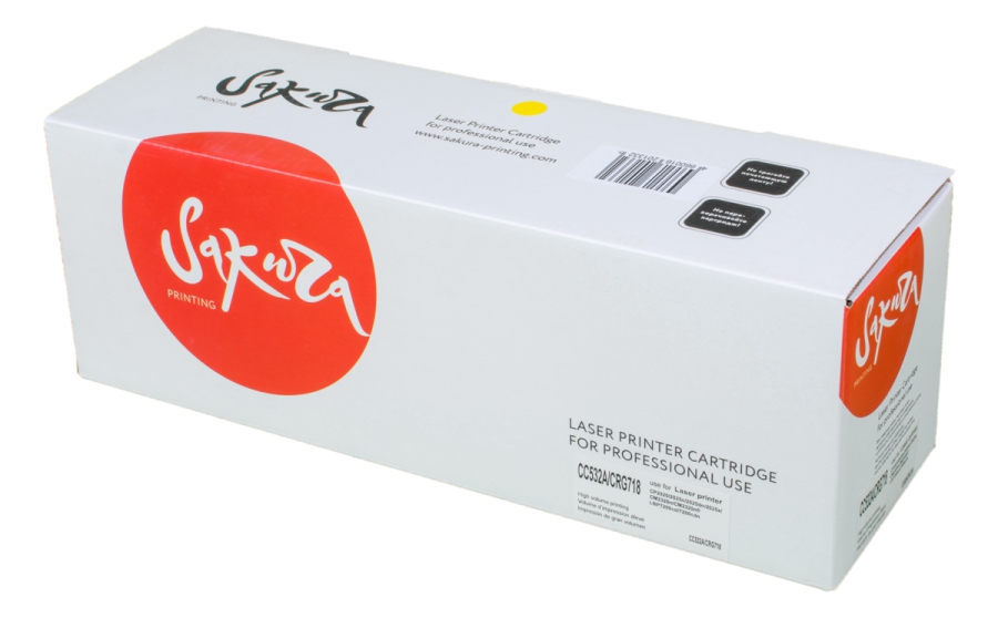 

Картридж лазерный Sakura SACC532A/CRG718Y (CC532A/CRG718Y), желтый, 2800 страниц, совместимый для Color LaserJet CP2025/CP2025n/CP2025dn/CP2025, MFP CM2320fxi/CM2320n/CM2320nf