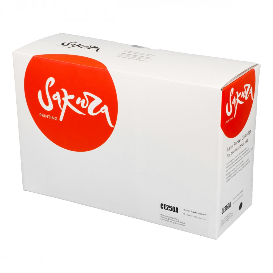 

Картридж лазерный Sakura SACE250A (504A/CE250A), черный, 5000 страниц, совместимый для LaserJet CM3530/CM3530fs, CP3525/CP3525n/CP3525dn/CP3525x