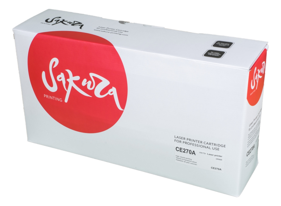 

Картридж лазерный SAKURA SACE270A (CE270A), черный, 13000 страниц, совместимый, для LJ Enterprise M750xh, M750n, M750dn, CP5525xh, CP5525n, CP5525dn