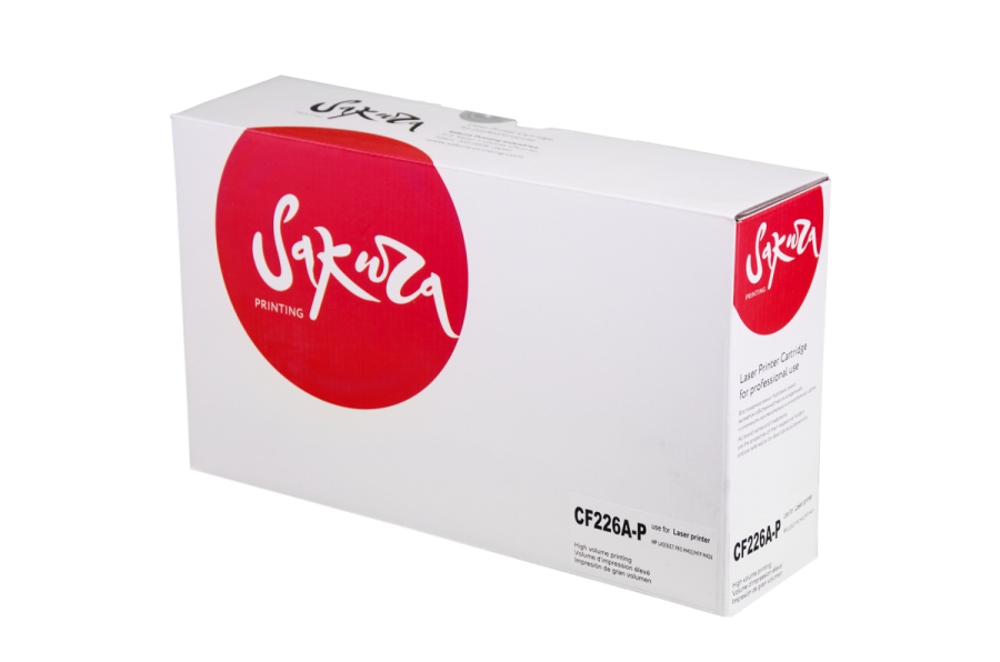 

Картридж лазерный SAKURA SACF226A-P (CF226A), черный, 3100 страниц, совместимый для LaserJet Pro m402d/402dn/M402n/402dw/MFP M426DW/426fdn/426fdw