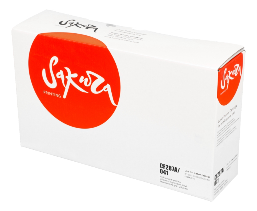 

Картридж лазерный SAKURA SACF287A/041 (87A/041/CF287A/0452C002), черный, 10000 страниц, совместимый, для LJE M506dn/M506x/M527dn/M527f/M527c; LJPro M501n; i-SENSYS LBP312x