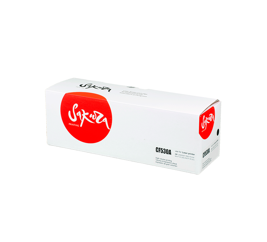 

Картридж лазерный Sakura SACF530A (205A/CF530A), черный, 1100 страниц, совместимый для M154, MFP M180/181