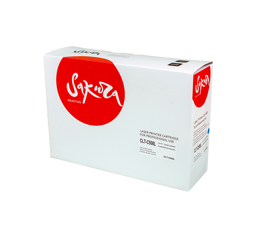 

Картридж лазерный SAKURA SACLTC508L (CLT-C508L/CLT-C508L/SEE), голубой, 4000 страниц, совместимый, для Samsung CLP-620/670/CLX6220/6250