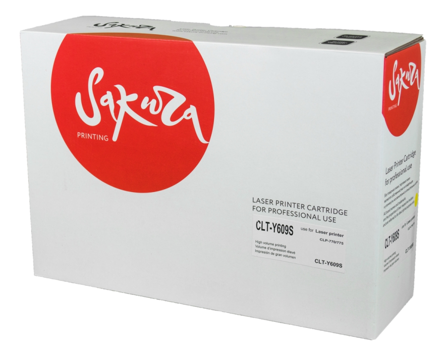 

Картридж лазерный SAKURA SACLTY609S (CLT-Y609S/CLT-Y609S/SEE), желтый, 7000 страниц, совместимый, для Samsung CLP-770ND