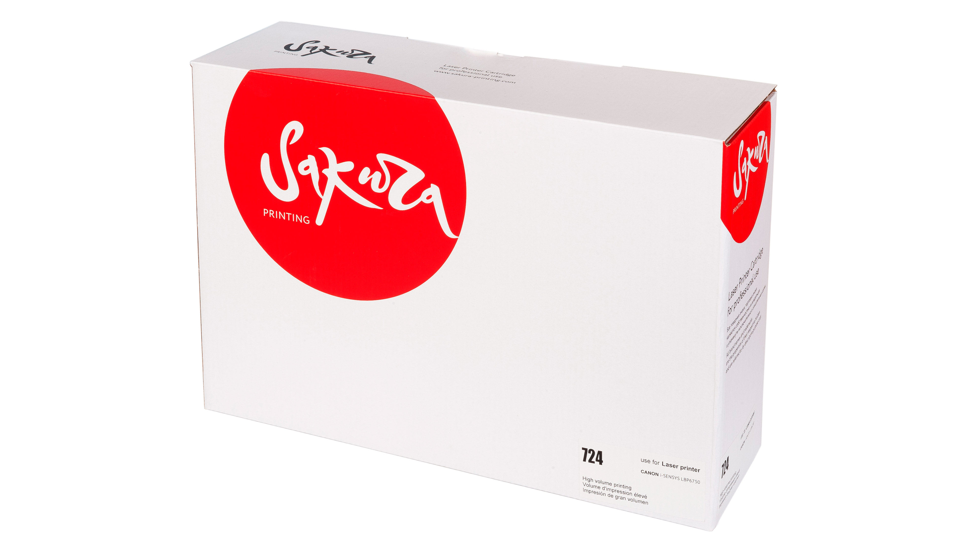 

Картридж лазерный Sakura SACRG724 (C724/3481B002), черный, 6000 страниц, совместимый для Canon i-SENSYS LBP-6750