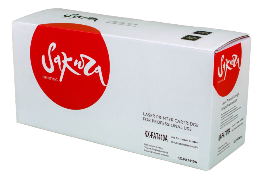 

Картридж лазерный Sakura SAKXFAT410A7 (KX-FAT410A7), черный, 2500 страниц, совместимый для Panasonic KX-MB1500RU / KX-MB1520RU / KX-MB1530RU / KX-MB1536RU без чипа