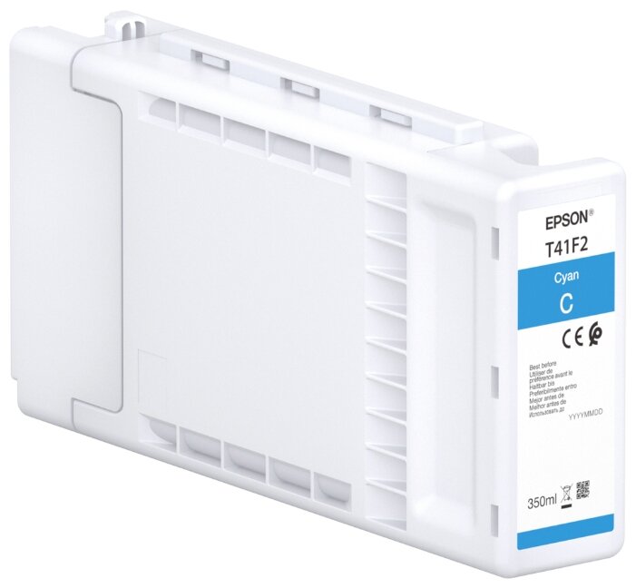 Картридж Epson T41F2 (C13T41F240), голубой, 350 мл