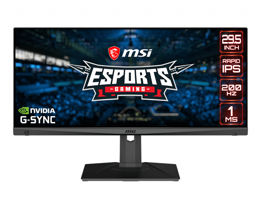 

Монитор 29.5" MSI Optix MAG301RF IPS, 2560x1080 (21:9), 300кд/м2, 200Hz, 1мс, 178°/178°, G-SYNC Compatible, HDMI, DisplayPort, черный (9S6-3CC58A-001), MAG301RF