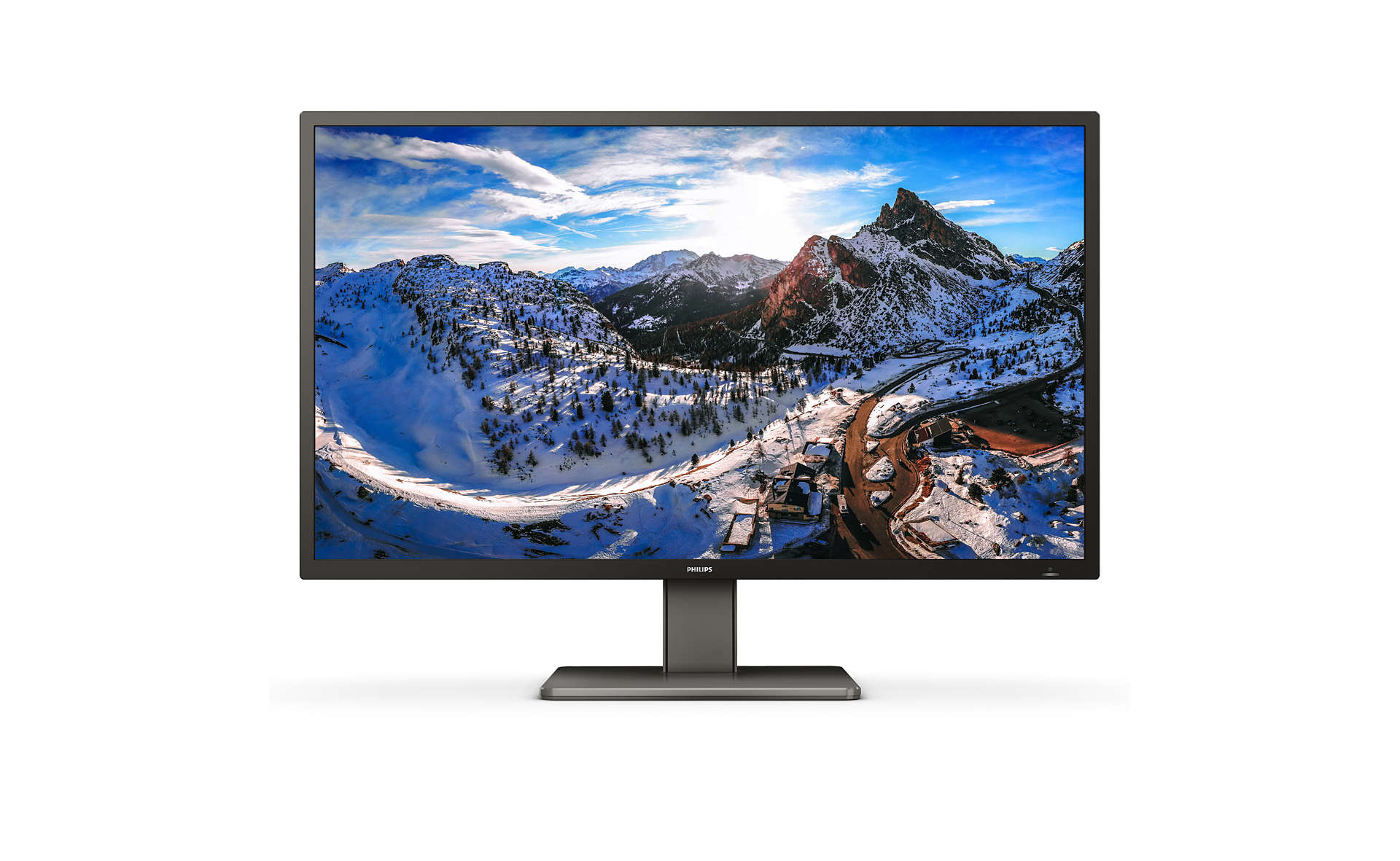 

Монитор 43" Philips 439P1 VA, 4K, 3840x2160 (16:9), 400кд/м2, 4мс, 178°/178°, FreeSync, HDMI, DisplayPort, USB Type-C, черный (439P1), 439P1