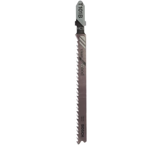 

Пилка для лобзика Bosch T101B L100ммx74мм, чистый рез, по дереву, 5шт. (2.608.630.030), T101B