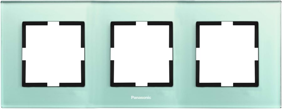 

Рамка Panasonic Karre Plus, горизонтальная, 3-поста, зеленый (WKTF08033GB-RU), 0