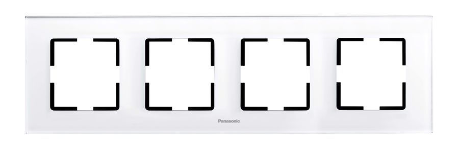 

Рамка Panasonic Karre Plus, горизонтальная, 4-поста, серебро (WKTF08042SL-RU)