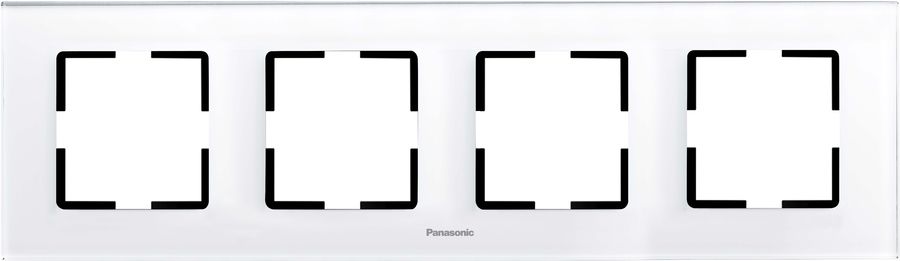 

Рамка Panasonic Karre Plus, горизонтальная, 4-поста, серебро (WKTF08043AS-RU)