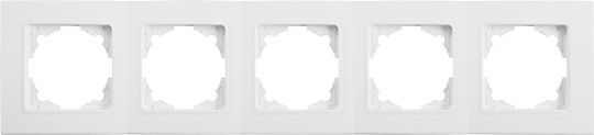 

Рамка Panasonic Linnera S, горизонтальная, 5-постов, белый (91480005-RU)