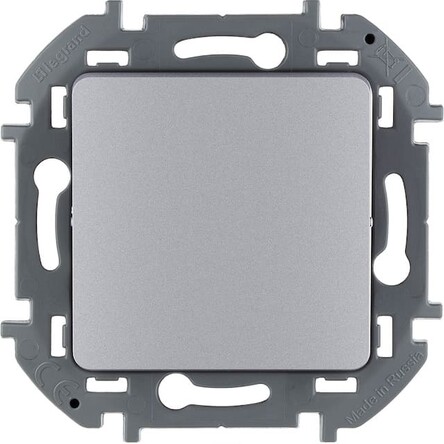 

Выключатель Legrand Inspiria, 1кл., скрытый монтаж, механизм с накладкой без рамки, алюминий (673602)
