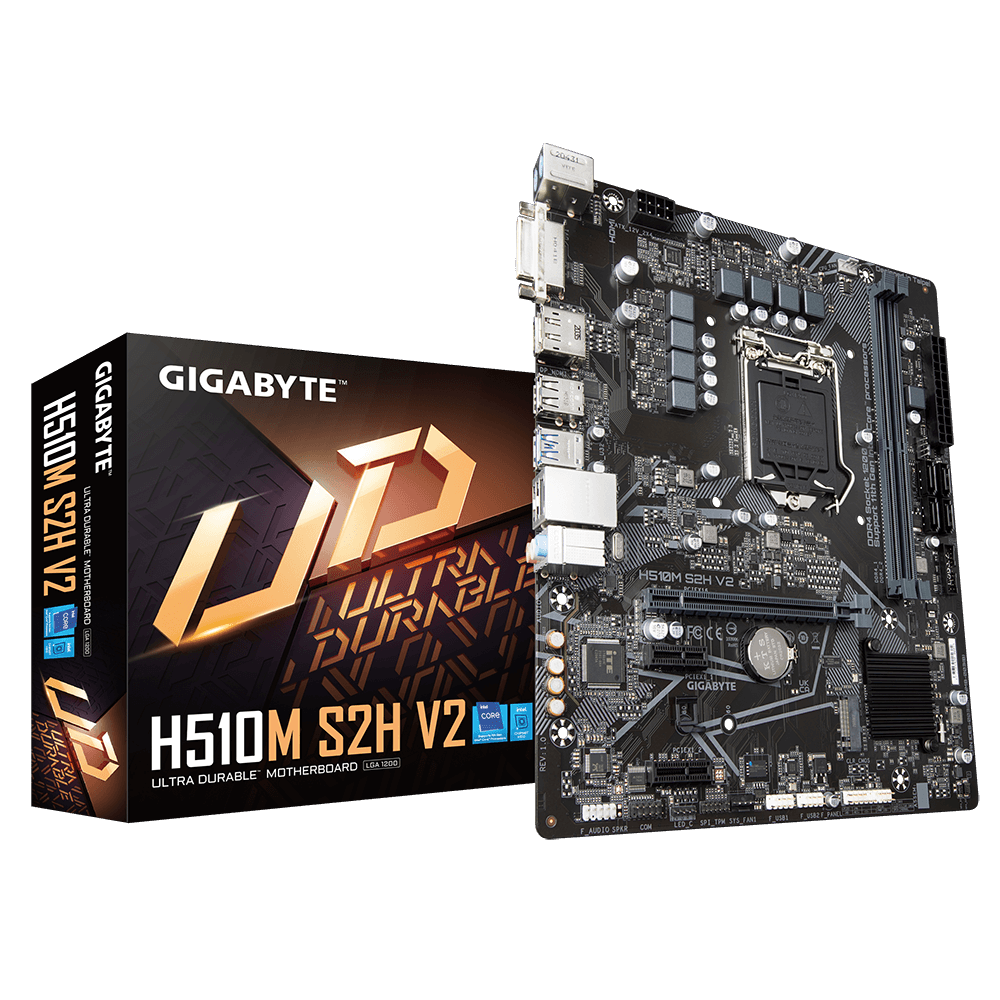 Материнская плата GIGABYTE H510M S2H V2, Socket1200, Intel H510, mATX