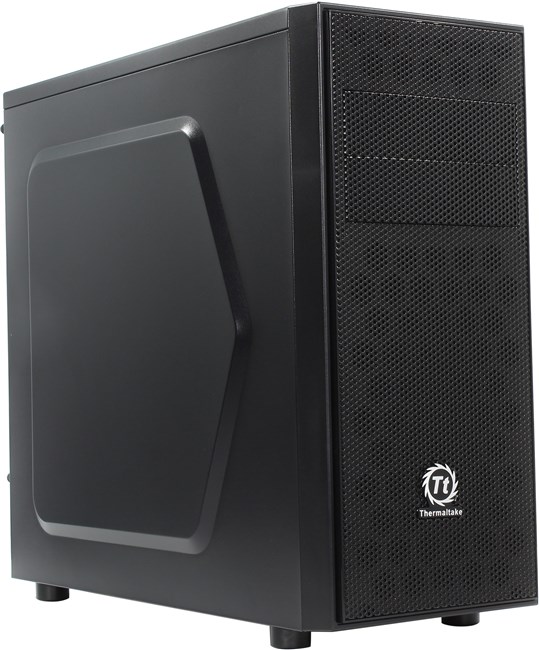 Корпус Thermaltake Versa H24, ATX, Midi-Tower, USB 3.0, черный, Без БП (CA-1C1-00M1NN-00) (Плохая упаковка)