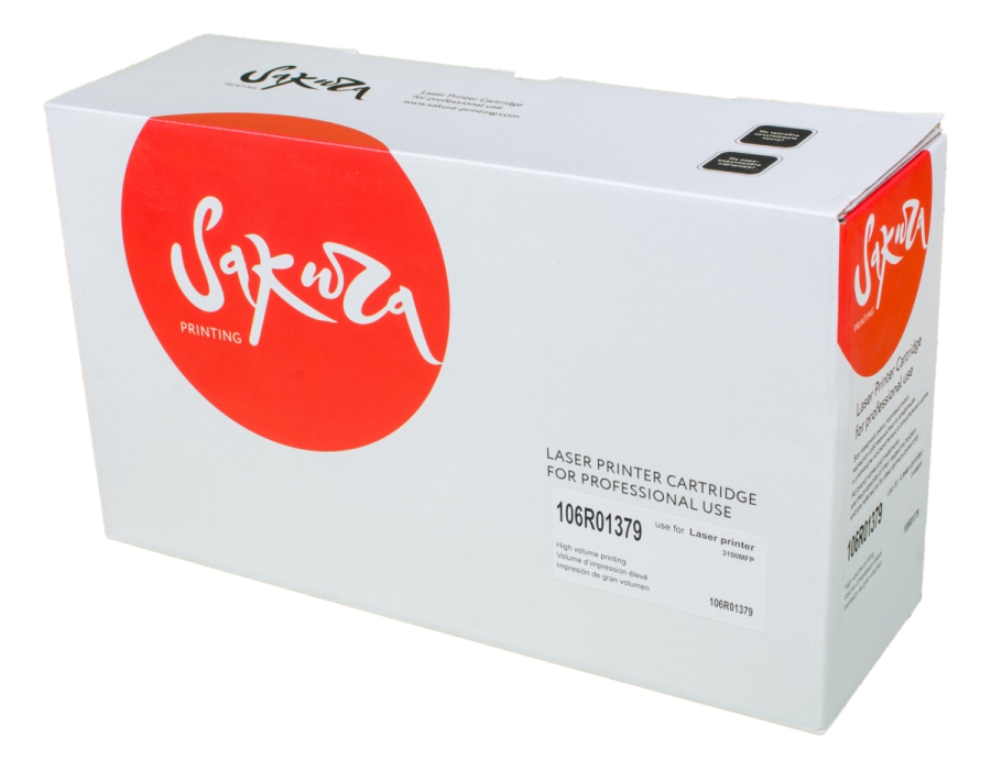 

Картридж лазерный Sakura SA106R01379 (106R01379), черный, 4000 страниц, совместимый для Xerox P3100