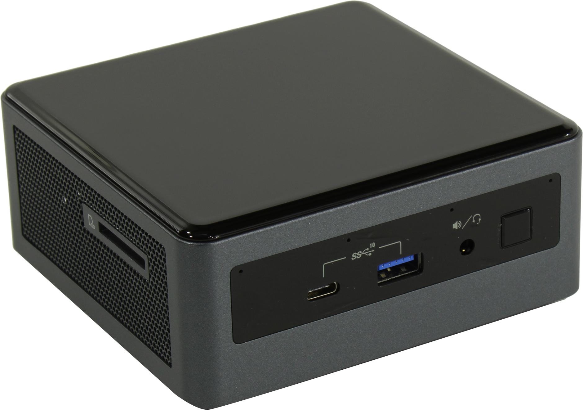 Платформа Intel NUC 10 Performance NUC10i3FNHN, Intel Core i3-10110U 2.1 ГГц 2xDDR4 SODIMM, 1x2.5" HDD/SSD, 1xM.2 SSD, WiFi, BT, черный (BXNUC10I3FNHN/99AHVZ)