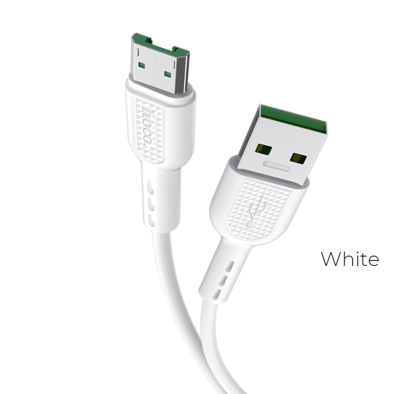 

Кабель USB-Micro USB, 4A, 1м, белый HOCO (6931474709158)