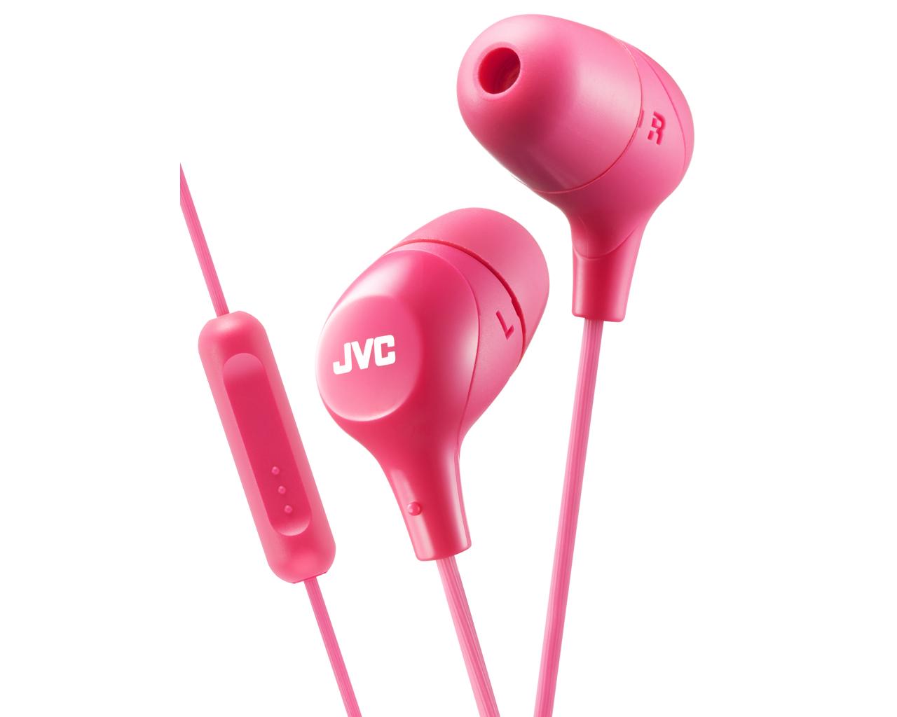 

Проводная гарнитура JVC HA-FX38M-P-E, розовый, HA-FX38M-P-E