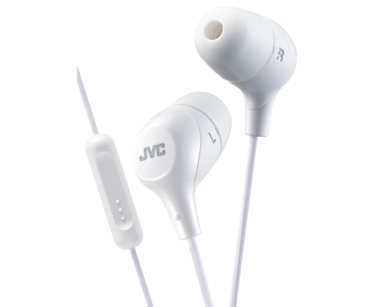 

Проводная гарнитура JVC HA-FX38M-W-E, белый, HA-FX38M-W-E