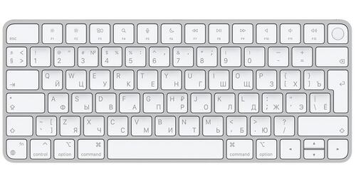 

Клавиатура беспроводная Apple MK293RS, ножничная, Bluetooth, серый/белый (MK293RS/A), MK293RS