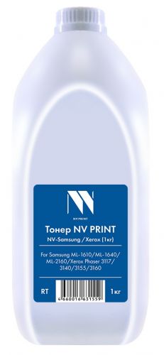 

Тонер NV Print NV-Samsung/Xerox (1кг), бутыль 1 кг, черный, совместимый для Samsung ML-1610/ML-2010/ML-1710/ML-2850/ML-2160/ML-2165/SCX-3400/3405/SCX-4200/ML-1660/1665/1667/1860/1865/1865W/1867/SCX-3200/3205/3207/3217/ML-1640/1641/1645/2240/2241/Xpress M2