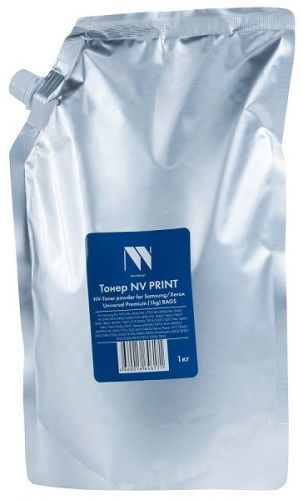 Тонер NV Print Premium универсальный, пакет 1 кг, черный