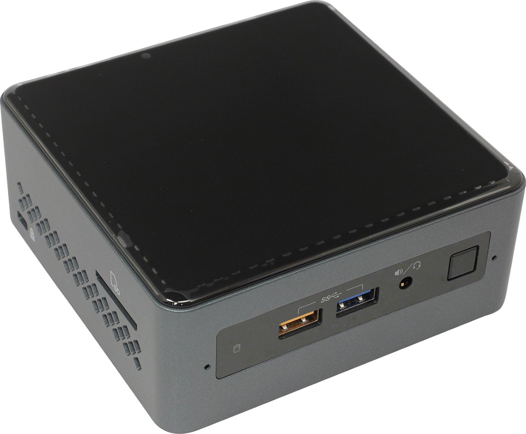 Платформа Intel NUC 7 NUC7PJYHN, Intel Pentium Silver J5005 1.5GHz, 2xDDR4 SODIMM, 1x2.5" HDD/SSD, WiFi, BT, черный (BOXNUC7PJYHN2)