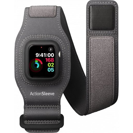 Ремешок Twelve South для Apple Watch, спортивный чехол на руку, серый (12-2036)