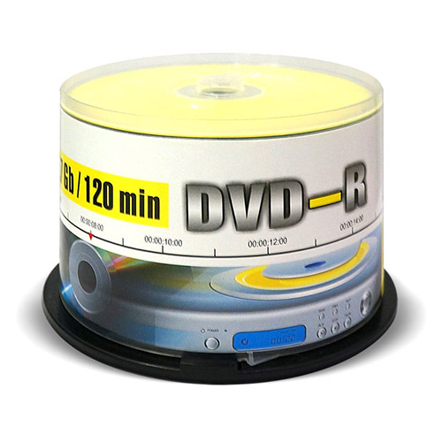 Диск Mirex DVD-R, 4.7Gb, 16x, Cake Box, 50 шт (UL130003A1B)