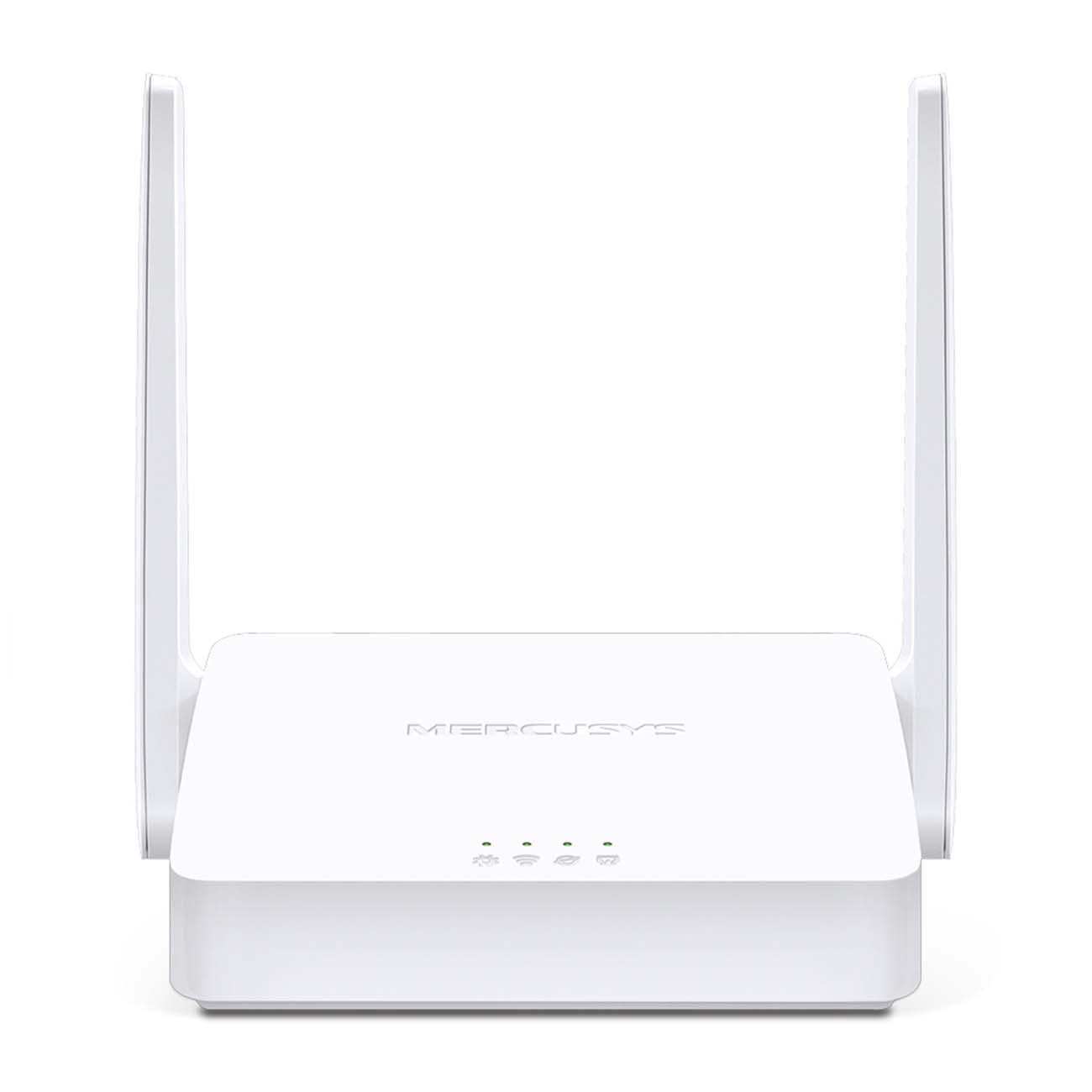 

Wi-Fi роутер Mercusys MW302R, 802.11n, 2.4 ГГц, до 300 Мбит/с, LAN 2x100 Мбит/с, WAN 1x100 Мбит/с, внешних антенн: 2x5dBi, MW302R
