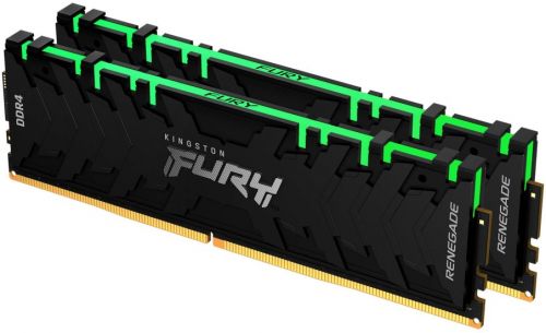 

Комплект памяти DDR4 DIMM 16Gb (2x8Gb), 4266MHz, CL19, 1.4 В, Kingston, FURY Renegade RGB (KF442C19RBAK2/16), KF442C19RBAK2/16