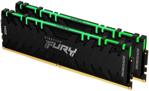 

Комплект памяти DDR4 DIMM 16Gb (2x8Gb), 4600MHz, CL19, 1.5 В, Kingston, FURY Renegade RGB (KF446C19RBAK2/16), KF446C19RBAK2/16