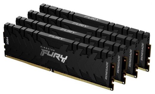 

Комплект памяти DDR4 DIMM 64Gb (4x16Gb), 3000MHz, CL15, 1.35V Kingston FURY Renegade (KF430C15RB1K4/64), KF430C15RB1K4/64