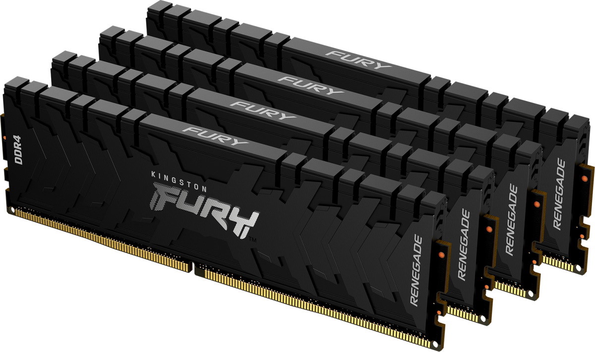 

Комплект памяти DDR4 DIMM 32Gb (4x8Gb), 2666MHz, CL13, 1.35 В, Kingston, FURY Renegade (KF426C13RBK4/32), KF426C13RBK4/32