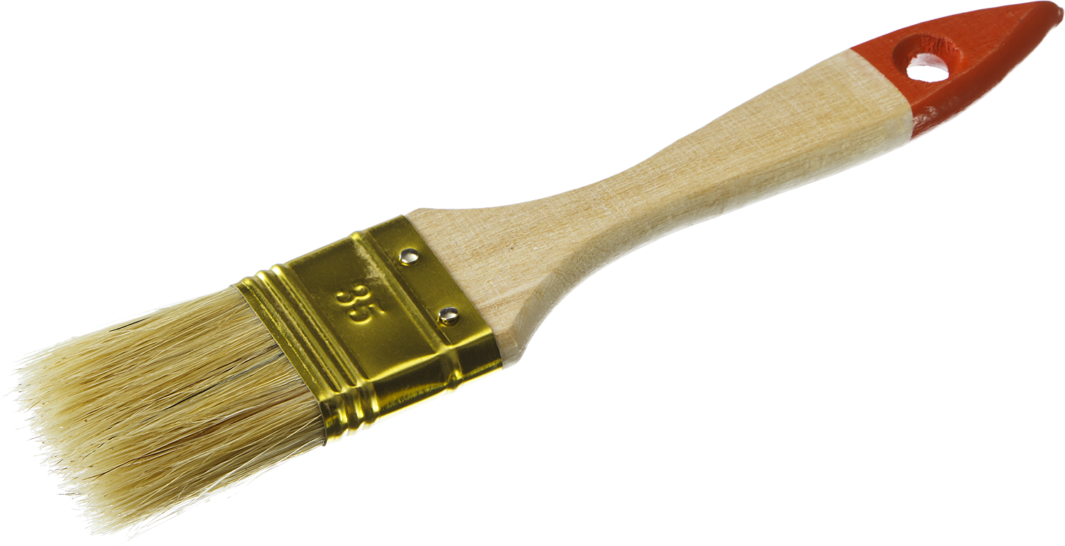 Кисть Зубр, плоская, 3.5 см