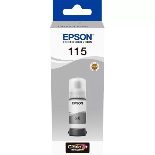 

Чернила Epson 115, 70 мл, серый, оригинальные для Epson L8160, L8180 (C13T07D54A), 115
