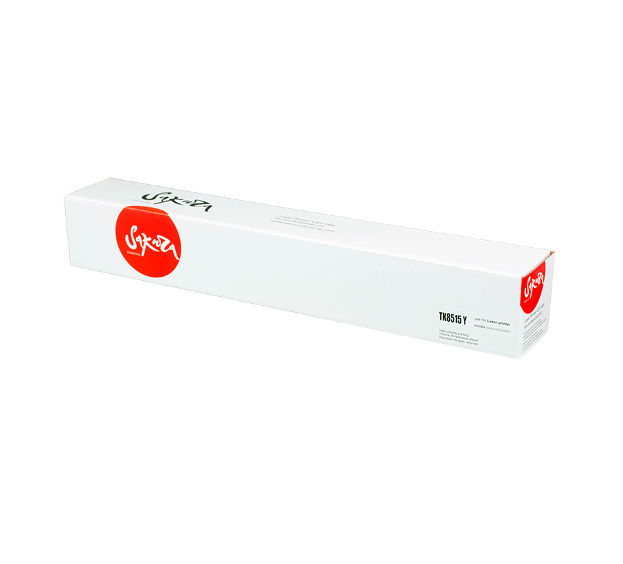 

Картридж лазерный Sakura SATK8515Y (TK-8515Y/1T02NDANL0), желтый, 20000 страниц, совместимый для Kyocera TASKalfa 5052ci/6052ci