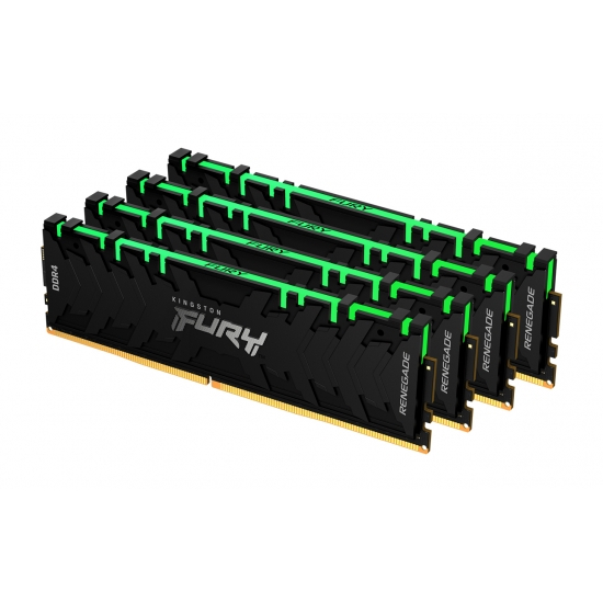 

Комплект памяти DDR4 DIMM 128Gb (4x32Gb), 3200MHz, CL16, 1.35 В, Kingston, FURY Renegade RGB (KF432C16RBAK4/128), KF432C16RBAK4/128