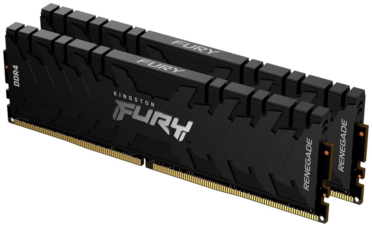

Комплект памяти DDR4 DIMM 16Gb (2x8Gb), 4600MHz, CL19, 1.5 В, Kingston, FURY Renegade (KF446C19RBK2/16), KF446C19RBK2/16