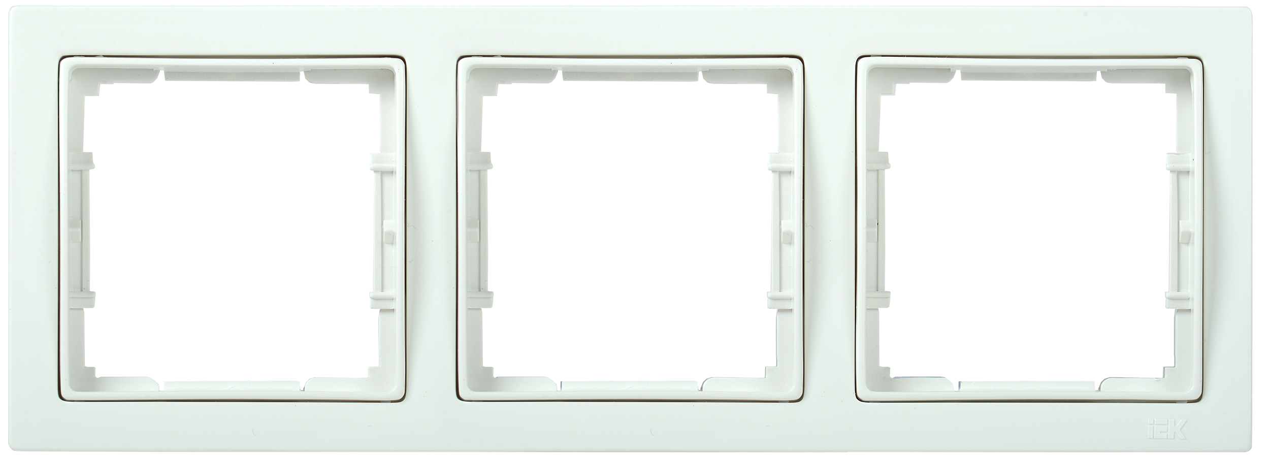 

Рамка IEK BOLERO Q1 РУ-3-ББ, 3-поста, белая (EMB32-K01-Q1), РУ-3-ББ