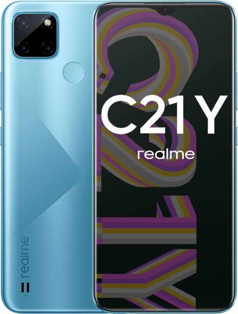 

Смартфон Realme C21Y, 6.5" 720x1600 IPS, Unisoc T610, 4Gb RAM, 64Gb, 3G/4G, NFC, Wi-Fi, BT, 3xCam, 2-Sim, 5000 мА⋅ч, Micro-USB, Android 11, голубой (5996015), C21Y