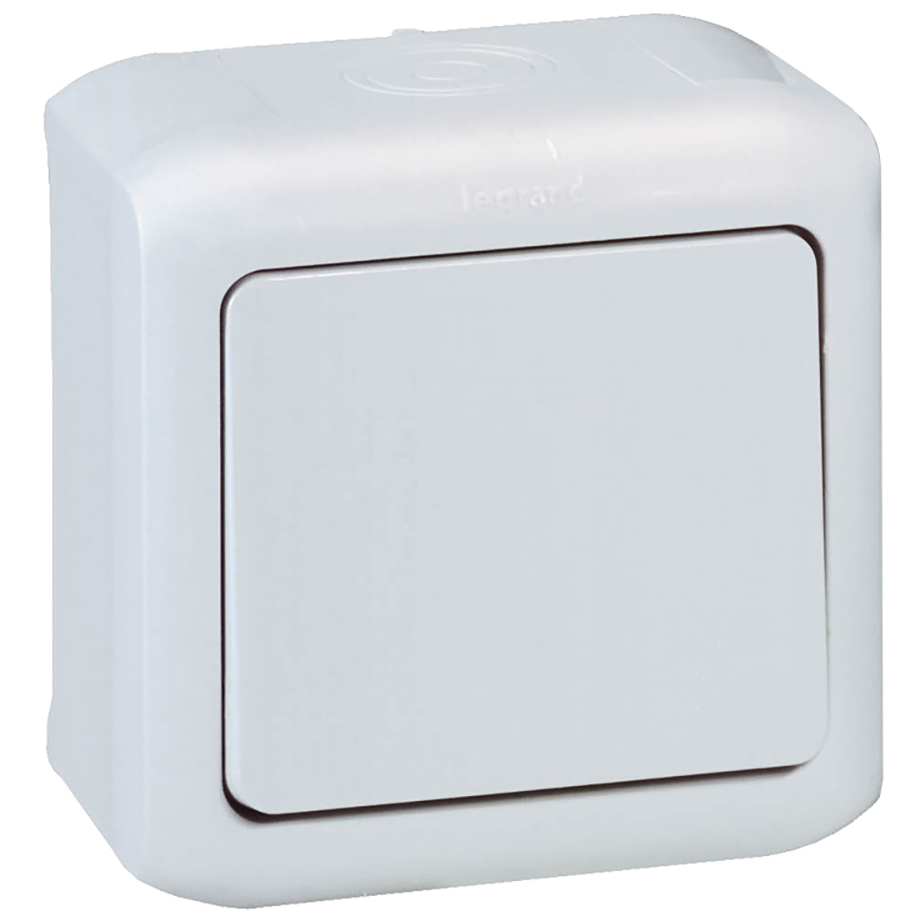 

Выключатель Legrand Quteo, 1кл., открытый монтаж, в сборе, белый (782330)